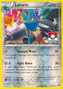 Lucario - 63/124 (League Promo) [4th Place]