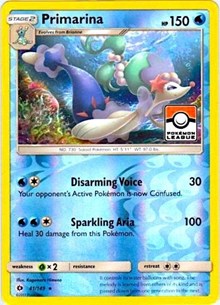 Primarina - 41/149 (League Promo)