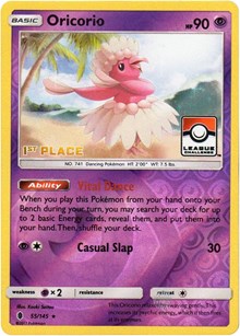 Oricorio - 55/145 (League Promo) [1st Place]