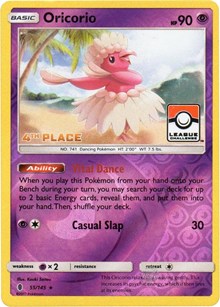 Oricorio - 55/145 (League Promo) [4th Place]