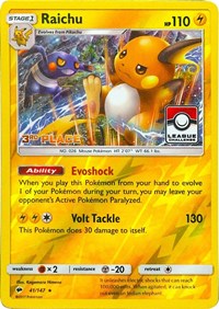 Raichu - 41/147 (League Promo) [3rd Place]