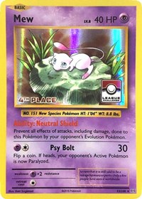 Mew - 53/108 (League Promo) [4th Place]