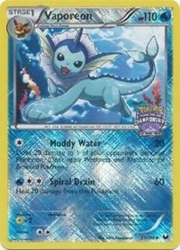 Vaporeon - 25/108 (State, Province Championship 2013 Promo)