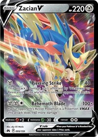  Pokemon - Zacian V - SWSH076 - Black Star Promo