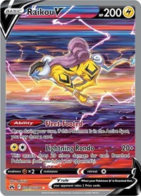 Pokemon Card⚡️ Raikou #16 (Cracked Ice Holo) Rare [Secret Wond. Deck  Exclus] LP