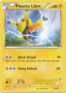 Pikachu Libre (14 - Non-Holo)