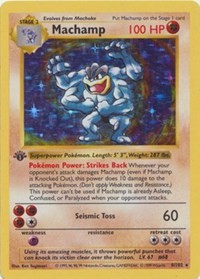 Machamp (Base Set - 1st Edition Shadowless)