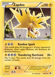 Zapdos (BW Legendary Treasures)