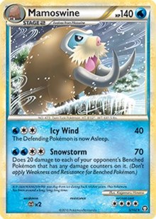 Mamoswine (HGSS Triumphant - Cracked Ice Holo)