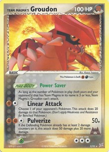 Team Magma's Groudon (EX Team Magma vs Team Aqua)