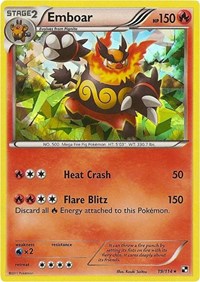 Emboar - 19/114 (Cracked Ice Holo)
