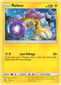 Pokemon Card⚡️ Raikou #16 (Cracked Ice Holo) Rare [Secret Wond. Deck  Exclus] LP