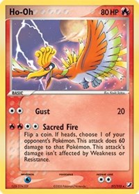 Ho-Oh (EX Unseen Forces) (Cosmos Holo)