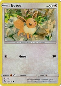 Eevee - 155/214 (Let's Play, Eevee!) (Cracked Ice Holo)