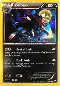 Zoroark - 71/108 (Cracked Ice Holo)