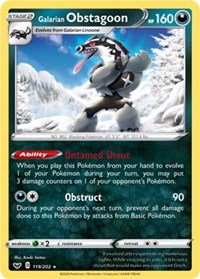 Galarian Obstagoon - 119/202