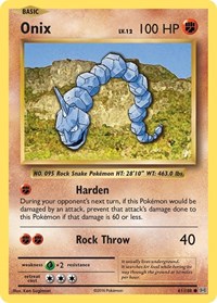 Pokemon Card Onix (EX Team Rocket Returns) 68/109 NEAR MINT Non