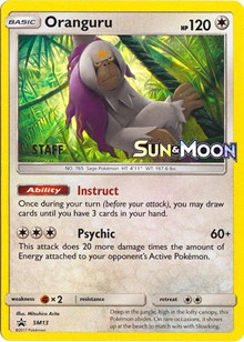 Oranguru - SM13 - Staff Prerelease Promo