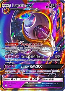 Lunala GX Jumbo SM103 Pokémon TCG Oversized Sun & Moon Black Star