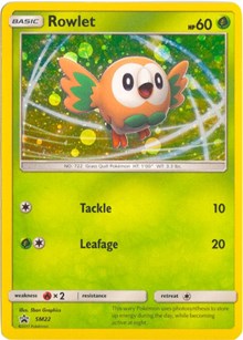 CARD POKEMON EJ VOL. I #722 ROWLET 2020 Alola PERU South America