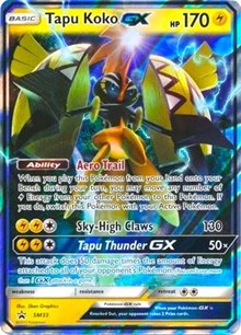 Tapu Koko ex - 222/182 - Full Art Secret Rare