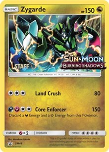 Zygarde - SM48 - Staff Prerelease Promo