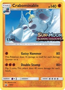 Crabominable - SM47 (Prerelease Promo) [Staff]