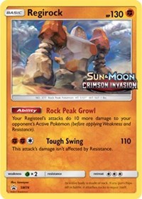 Regirock - SM74 (Prerelease Promo)