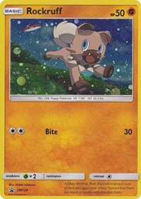 Rockruff Pokemon Card Promo Excellent SM06