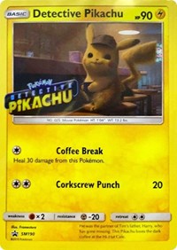 Detective Pikachu - SM190 (Stamped)