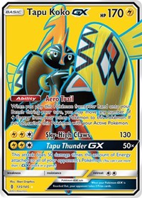 Tapu Koko GX #246 Prices  Pokemon Japanese GX Ultra Shiny