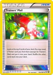 Trainers' Mail (Holo) - 92a/108