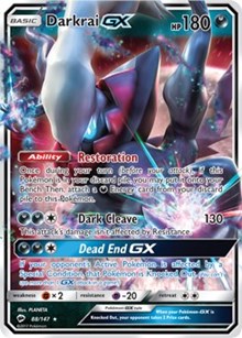 Pokemon Diamond & Pearl Holo Rare Promo Card - Darkrai DP24