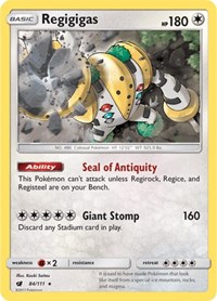 Regigigas Legends Awakened, Pokémon