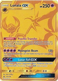 Lunala GX Jumbo SM103 Pokémon TCG Oversized Sun & Moon Black Star