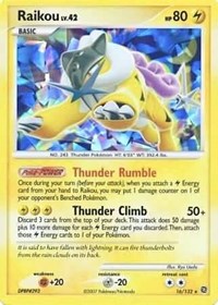 Raikou - 16/132 (Cracked Ice Holo)