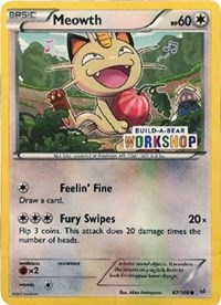 pokemon build a bear card