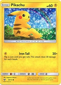 Pikachu - 28/73 (Sequin Holo) (General Mills Promo)