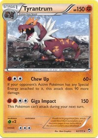 Tyrantrum - 62/111 (Cosmos Holo)