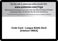 Code Card - League Battle Deck [Inteleon VMAX]