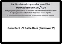 Code Card - V Battle Deck [Gardevoir V]