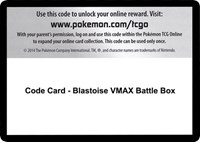 Code Card - Blastoise VMAX Battle Box