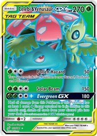 Celebi & Venusaur GX (Full Art)