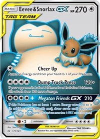 Eevee & Snorlax GX (Full Art)