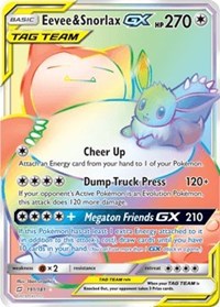 Eevee & Snorlax GX (Secret)