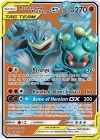 Marshadow & Machamp GX (198) (Full Art)