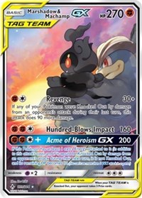 Marshadow & Machamp GX (199) (Full Art)