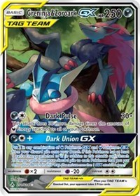 Greninja & Zoroark GX (201) (Full Art)