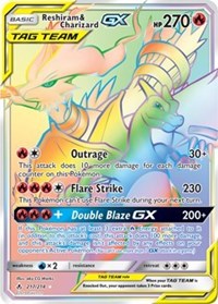 Reshiram & Charizard GX (Secret)