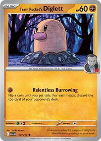 Team Rocket's Diglett